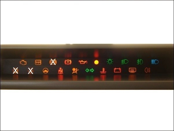 Car Dashboard Warning Lights Renault