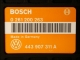 Engine control unit Bosch 0-261-200-263 443-907-311-A 26SA0959 VW Passat 1.8L AAM