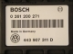 Engine control unit Bosch 0-261-200-271 443-907-311-D 26SA1536 VW Passat ABS