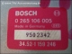 ABS/ASR Control unit BMW 34521159246 Bosch 0-265-106-005