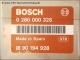 Engine control unit Opel GM 90-194-928 Bosch 0-280-000-326 Monza-A Rekord-E Senator-A 22E