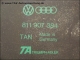Engine control unit VW 811-907-384 TAN Triumph-Adler