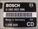 Getriebesteuerung Bosch 0260002086 BMW 1218205 CD