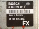 Motor-Steuergeraet Opel GM 90324334 FX Bosch 0261200191 26RT3438