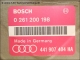 Motor-Steuergeraet Bosch 0261200198 441907404HA Audi V8 3.6 quattro PT