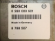Motor-Steuergeraet Bosch 0280000901 8788507 28RT7824 Saab 900 2.1L B212I