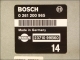 Motor-Steuergeraet Bosch 0261200965 2371099B60 99B60-96600 26RT7148 Nissan Micra K11 1.3