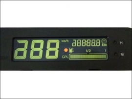 Dash board speedometer 8-200-303-301 VDO 631230001016 Renault Twingo Central display 7711-368-801