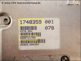 Motor-Steuergeraet DME Bosch 0261200404 BMW 1725745 1748359 1748837 1748359 / 26RT4170 (ausverkauft)