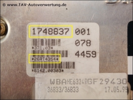 Motor-Steuergeraet DME Bosch 0261200404 BMW 1725745 1748359 1748837 1748837 / 26RT4354 (ausverkauft)