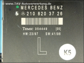 Tuer-Steuergeraet Mercedes-Benz A 2108203726 Temic 354449 K5 K6 (K5) HW:23/97 SW:41/96 (ausverkauft)