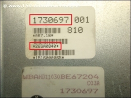 Klicken um zu vergrößern Motor-Steuergeraet Bosch 0261200179 BMW 1722611 1726685 1730697 1730697 / *26SA0840*