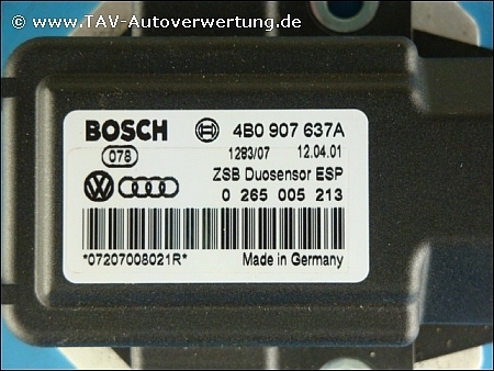 Fisherman Headless lyrics ESP Combi sensor Audi VW 4B0-907-637-A Bosch 0-265-005-213, 45,00 €
