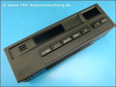 62138363580 BMW  Clock and Temperature Display for E36