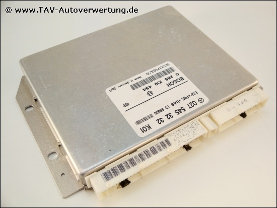 ESP+PML+BAS Steuergeraet Mercedes A 0275453232 K01 Bosch 0265109434, 84 ...