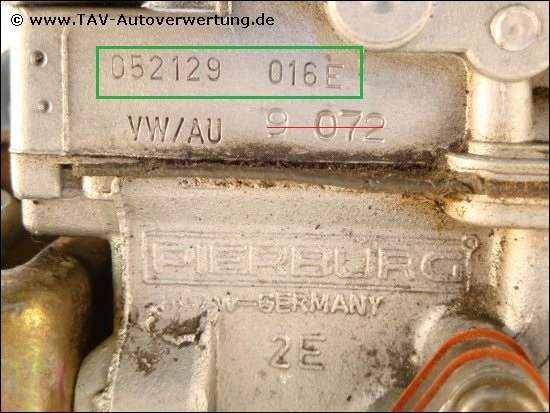 Kesinlikle sergi orada  Carburetor Pierburg 2E 052-129-016-E VW Polo 1.3L GK 717853000, 0,00 €