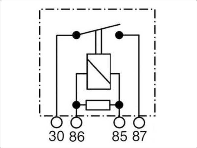 Relais Automobile 12V 40A 4 Broches - Contact Normalement Ouvert - Compatible Nombreuses Références - Connexion Rapide