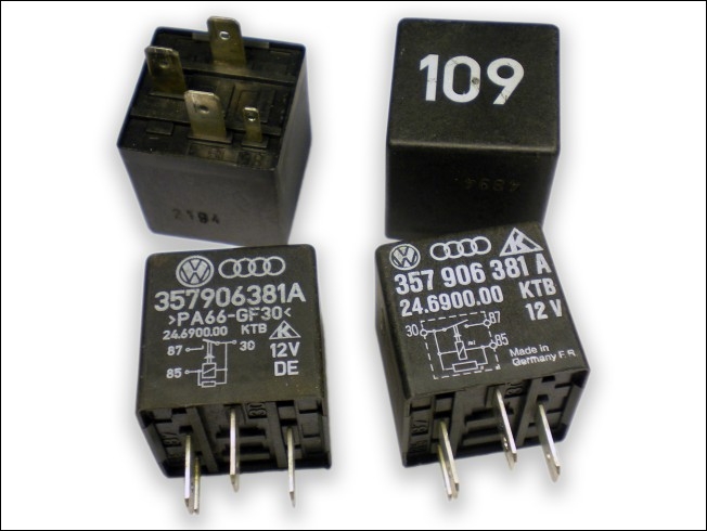 thumbnail image 2 of VW Audi Seat Skoda 357906381a Relay Control Module Unit 109 2 of 14