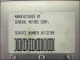 Engine control unit GM 16132789 APZW 12-37-345 Opel Vectra-A C16NZ