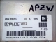 Engine control unit GM 16-199-341 APZW 12-37-680 Opel Vectra-A C16NZ