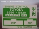 Engine control Toyota 8966112820 MA6170 2EE Corolla (E9)