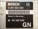 Motor-Steuergeraet GM 90409629 GN Bosch 0261200530 26RT3731 Opel Calibra C20NE
