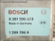 DME Steuergeraet Bosch 0261200073 BMW 1289786.9