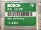 Engine control unit Bosch 0-261-200-153 1-714-998 26RT0000 BMW E30 325i 325iX