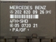 4FH+SHD Control unit Mercedes-Benz A 202-820-09-26 [01] Lk 05-0720-21