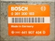 Motor-Steuergeraet Bosch 0261200183 441907404D Audi V8 3.6 quattro PT