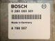 Klicken um zu vergrößern Engine control unit Bosch 0-280-000-901 8-788-507 28RT7824 Saab 900 2.1L B212I