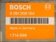 Engine control unit Bosch 0-261-200-154 BMW 1-714-999 26RT2468