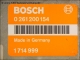 Motor-Steuergeraet Bosch 0261200154 BMW 1714999 12141714999 26RT2468