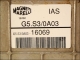 Motor-Steuergeraet IAS G5.S3/0A03-16069 192971 Peugeot 405