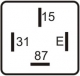 Relais Aussenspiegel Opel GM 90159406 51201004 90185120 1238580