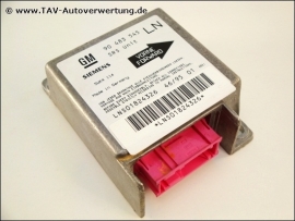 Airbag Steuergeraet GM 90483545 LN Siemens 5WK4114 Opel Corsa-B 90511404