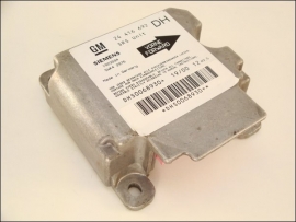 Airbag Steuergeraet GM 24416692 DH 1923594 Siemens 5WK42976 Opel Corsa-B 9195789