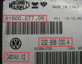 Motor-Steuergeraet VW 032906030A Magneti Marelli 61600.277.06 IAW1AV.V2