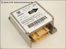 Airbag Steuergeraet GM 90462305 JN Siemens 5WK4071 Opel Calibra 90486933