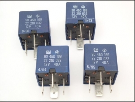 Klicken um zu vergrößern Relay 12V 40A GM 90-450-169 22-210-032 Opel 62-38-516