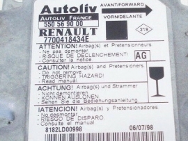Air Bag control unit 7700-418-434-E Autoliv 550-56-90-00 AG Renault M?gane Sc?nic