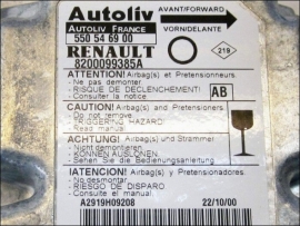 Airbag Steuergeraet 8200099385A Autoliv 550546900 AB Renault Twingo