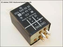 Relay Mercedes-Benz A 004-545-08-32 $ 89-83-70 instrument lighting