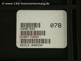 Motor-Steuergeraet Bosch 0280000705 Citroen AX Peugeot 205 309 *28RT7269*