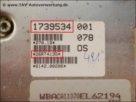 Engine control unit Bosch 0-261-200-522 BMW 1-734-709 1-739-038 1-739-534 1739534 / 26RT4135