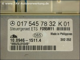ETS Steuergeraet Mercedes-Benz A 0175457832 Ate 10.0946-1511.4 K01 K02 A 0175457832 K01 (ausverkauft)