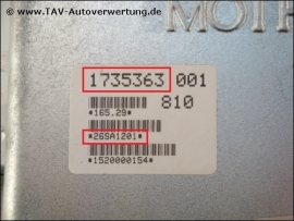 Motor-Steuergeraet Bosch 0261200381 BMW 1726682 1735363 1735363 / *26SA1201* (ausverkauft)